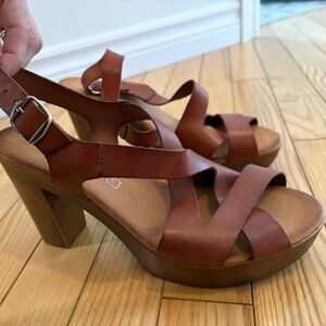 David Tyler Leather Sandals